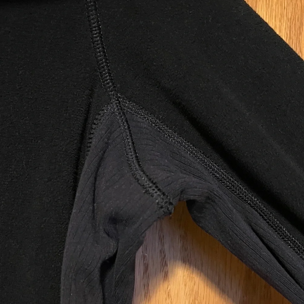 lululemon athletica Post Chaturanga Black Half-Zip Hoodie